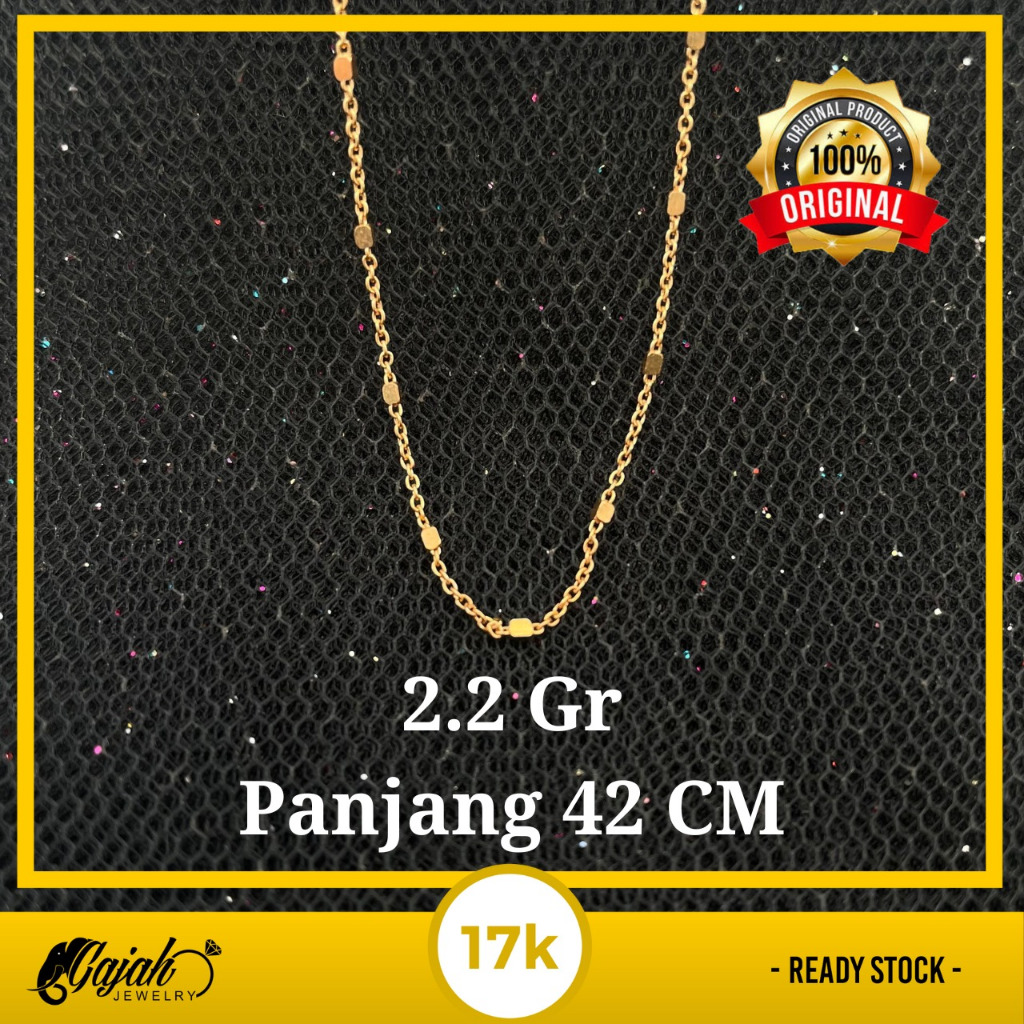 Kalung Emas 17K 2.2 Gram Toko Emas Gajah Online Salatiga 3810