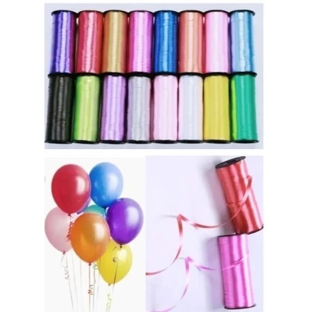 

Pita Balon / Tali Balon 1 Roll 100 Yard 91,5m / 1Roll, lebar pita 0.5 cm