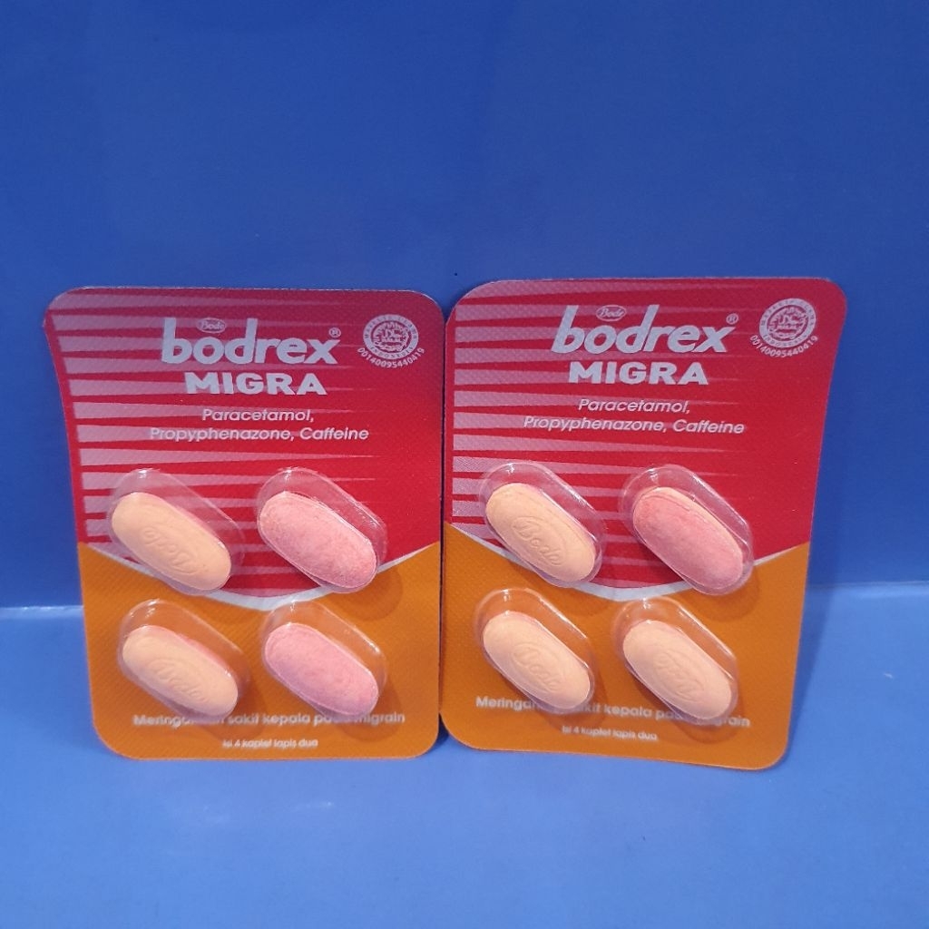Bodrex Migran dapet 3 strip