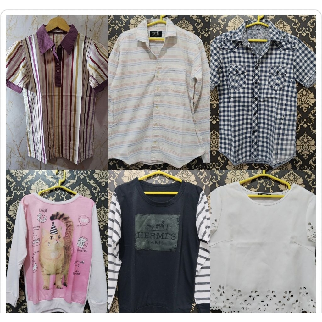 preloved baju/ kaos wanita serba 10ribu