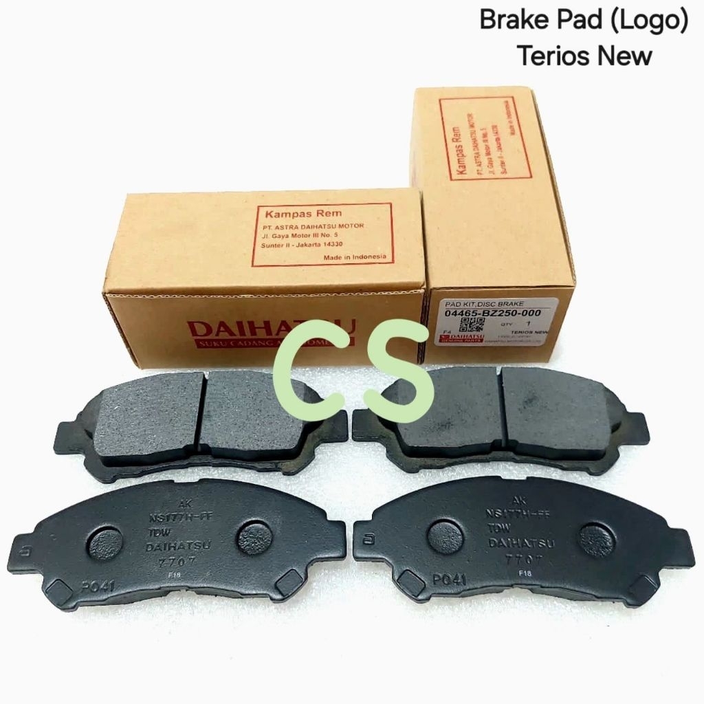BRAKE PAD / KAMPAS CAKRAM LOGO DAIHATSU TERIOS NEW