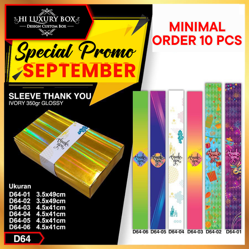 

SleeveboxLabel/Hiasan/Paaper Belt Thank You Vertikal|D64