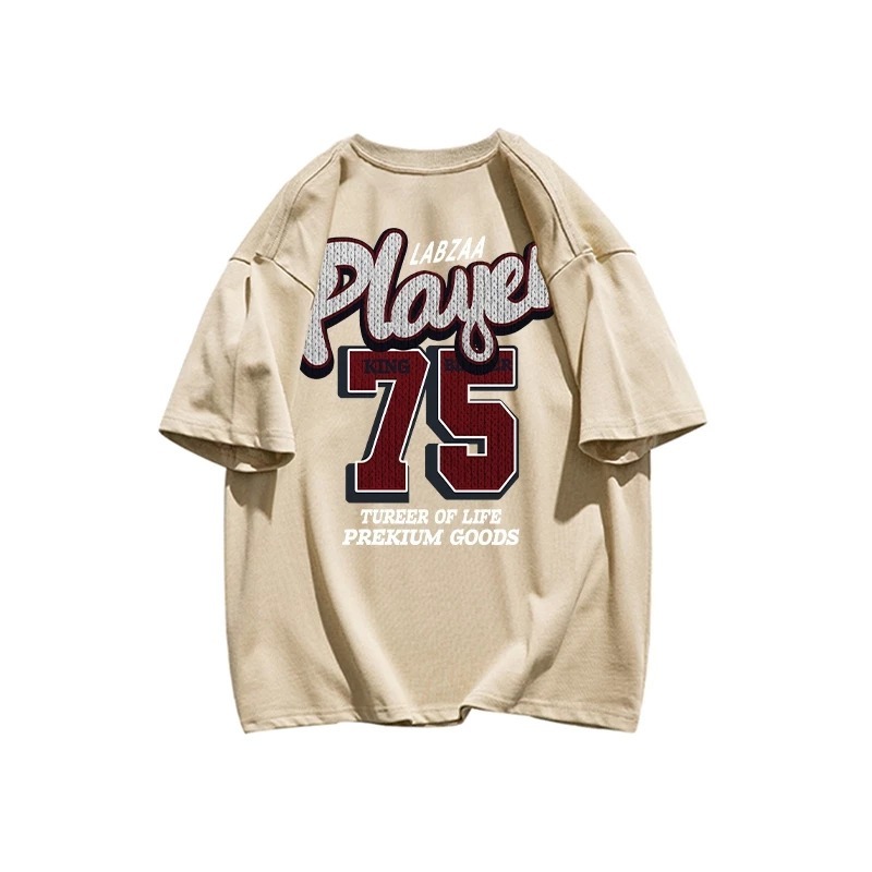 Kaos Oversize Wanita PLAYER 75 (LD 110, P 65)