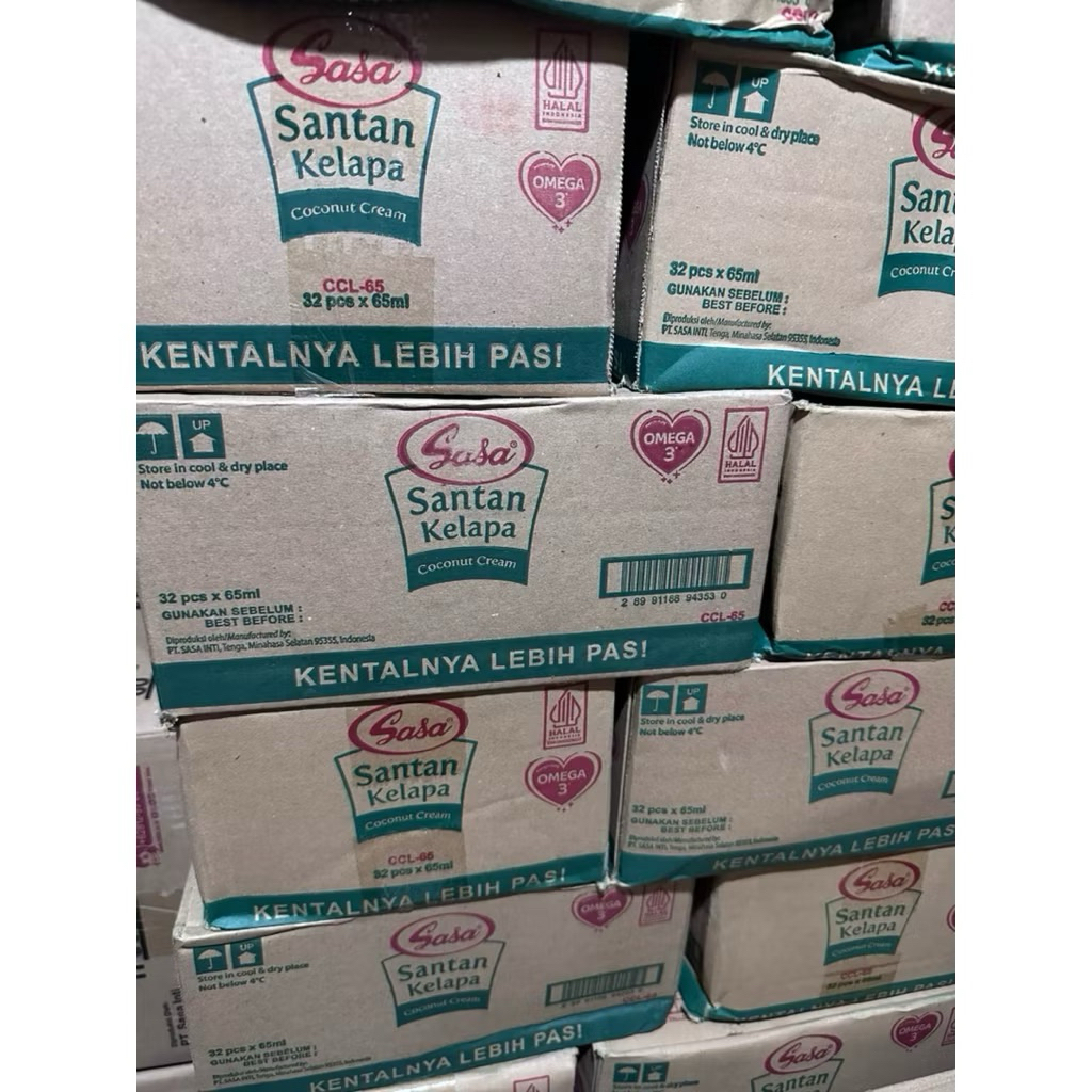 

Santan SASA Kelapa 65ml (1 dus isi 32pcs)