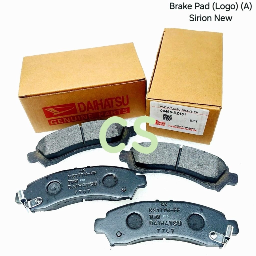 BRAKE PAD KAMPAS CAKRAM LOGO DAIHATSU SIRION NEW