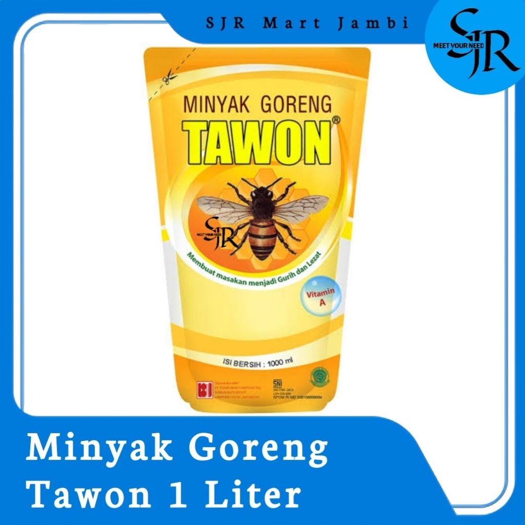 

[Minyak] Tawon minyak goreng | Kemasan Refill 1 Liter
