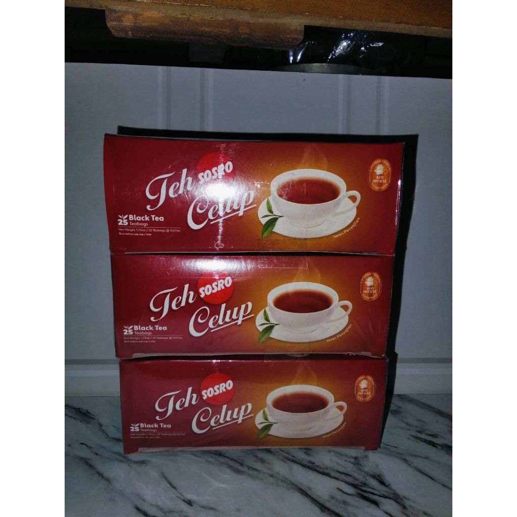 

Teh Sosro celup 25 teabags