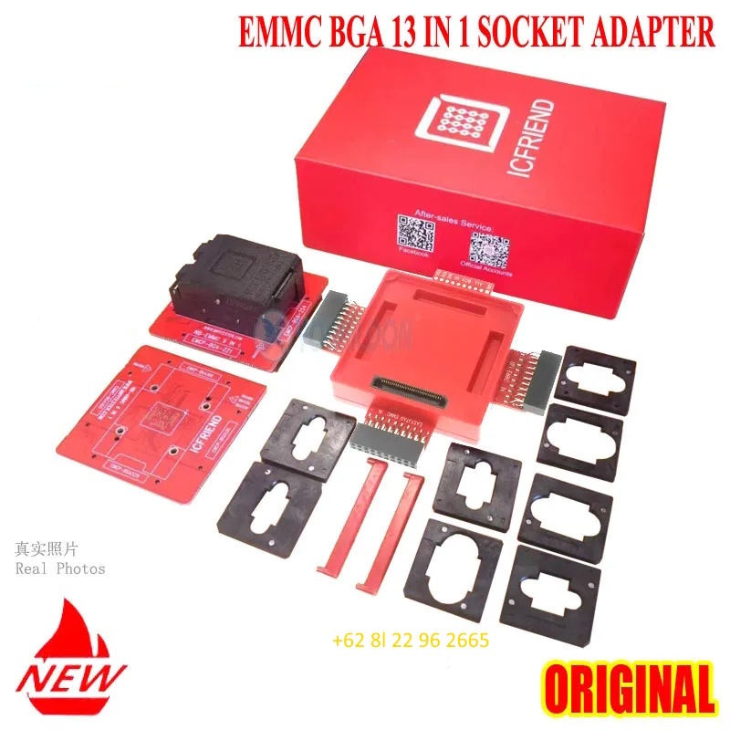 New icfriend EMMC BGA 13 in 1 - icfriend 13in1 bga emmc bisa pakai F64 Flash64 ultra box