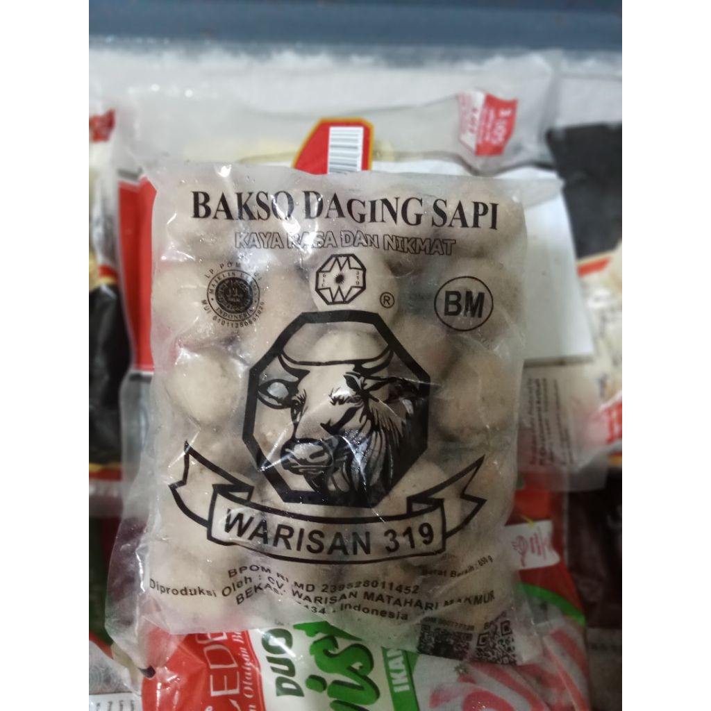 

Bakso Daging Sapi Warisan BM isi 25 Bisa COD