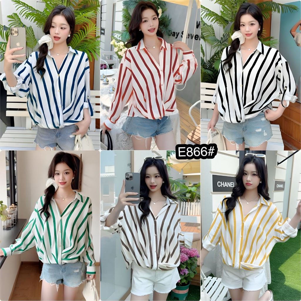 Blouse Katun Import Atasan Wanita Blouse Kekinian Import Pakaian Wanita Oufit Fashion Import Atasan