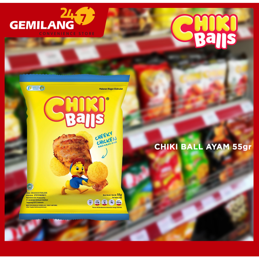 

CHIKI BALL SNACK AYAM 55 gr