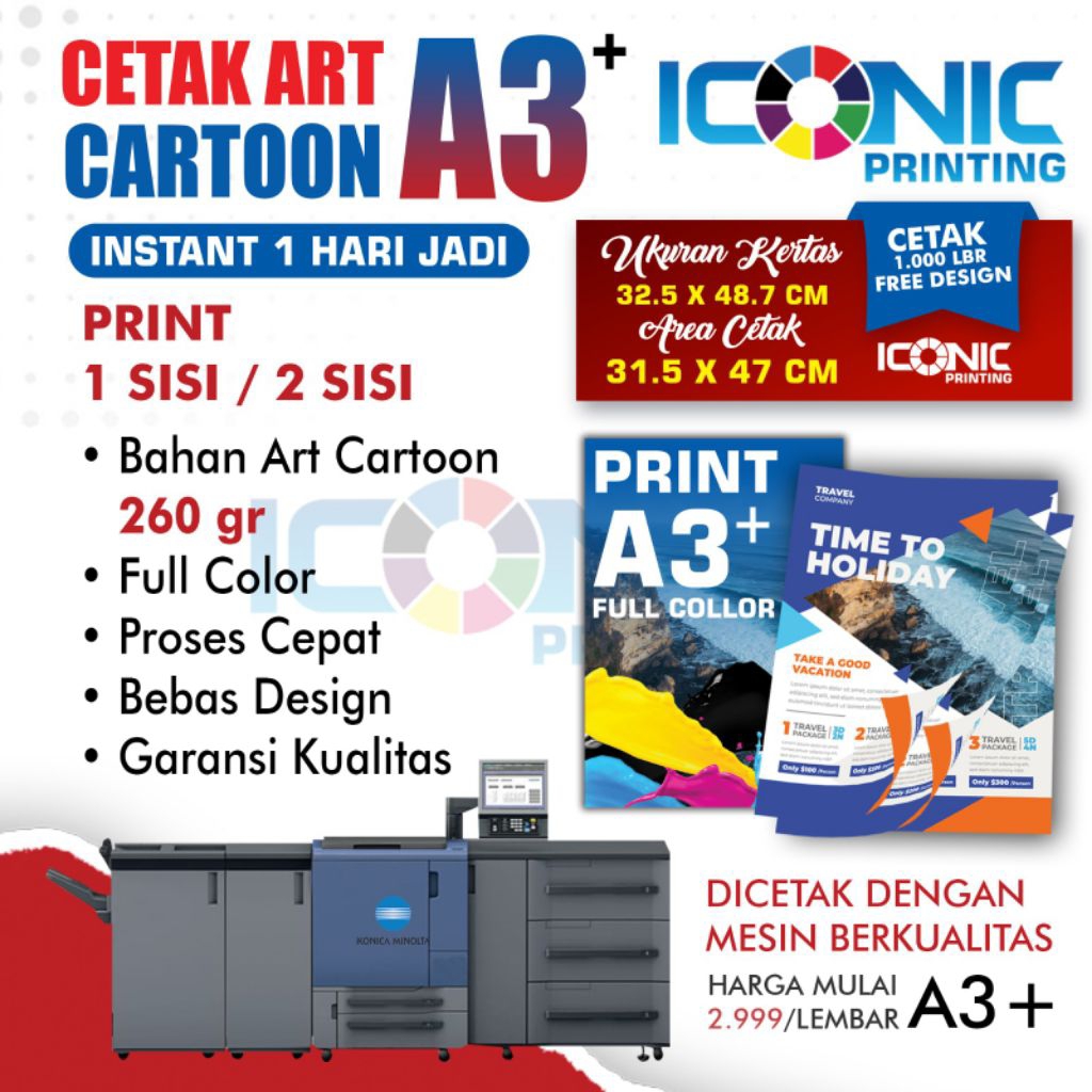 

Print A3+ | Art Carton 260gr | Sehari Jadi