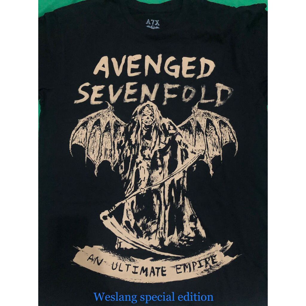 Official Avenged Sevenfold weslang special editon tee