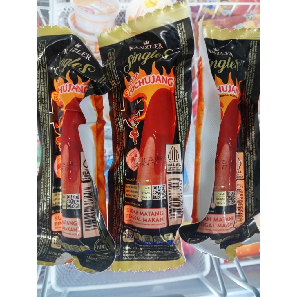 

Kanzler Singles Sosis Gochujang 60g