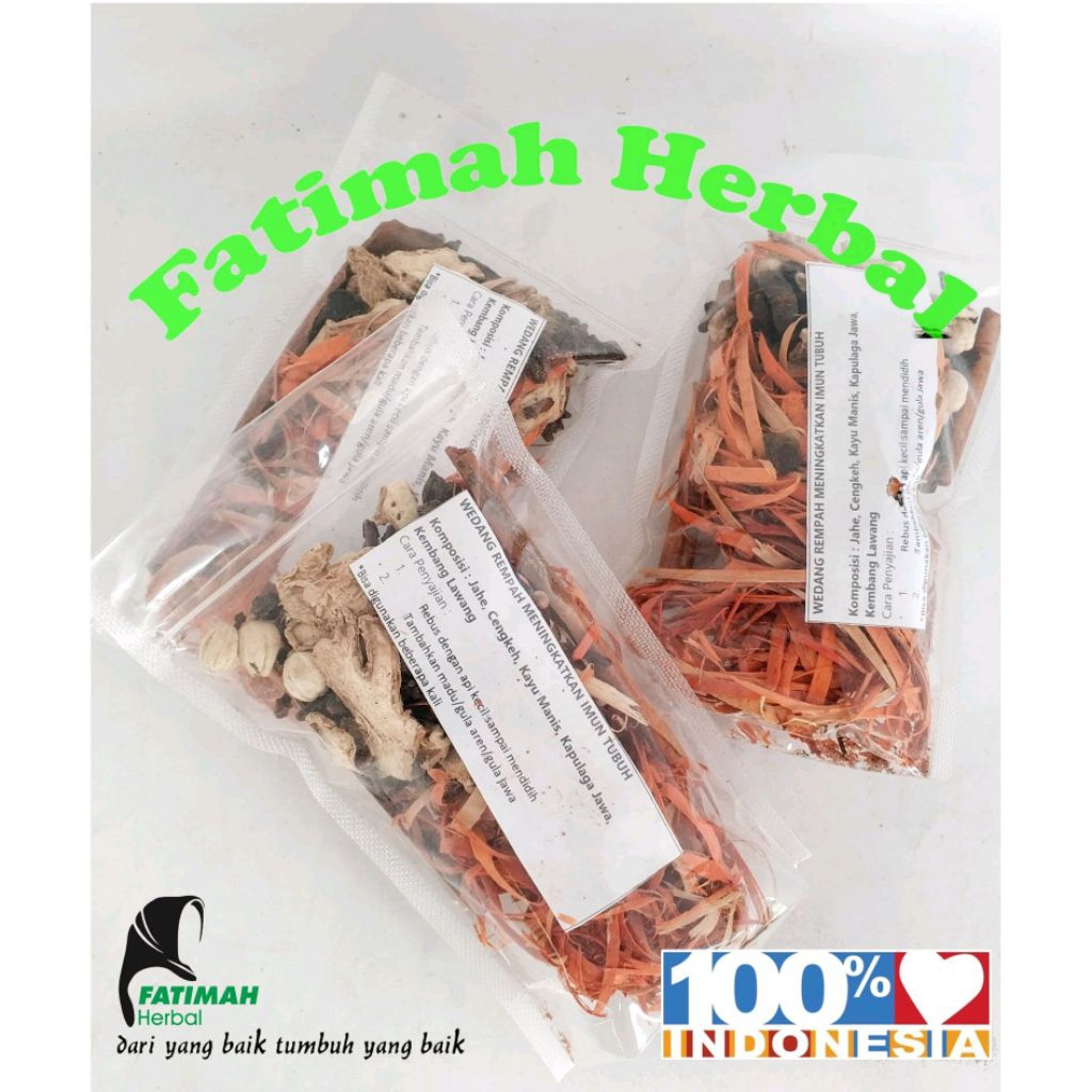 

Wedang Rempah Imun Tubuh - Jahe - Secang - Kapulaga