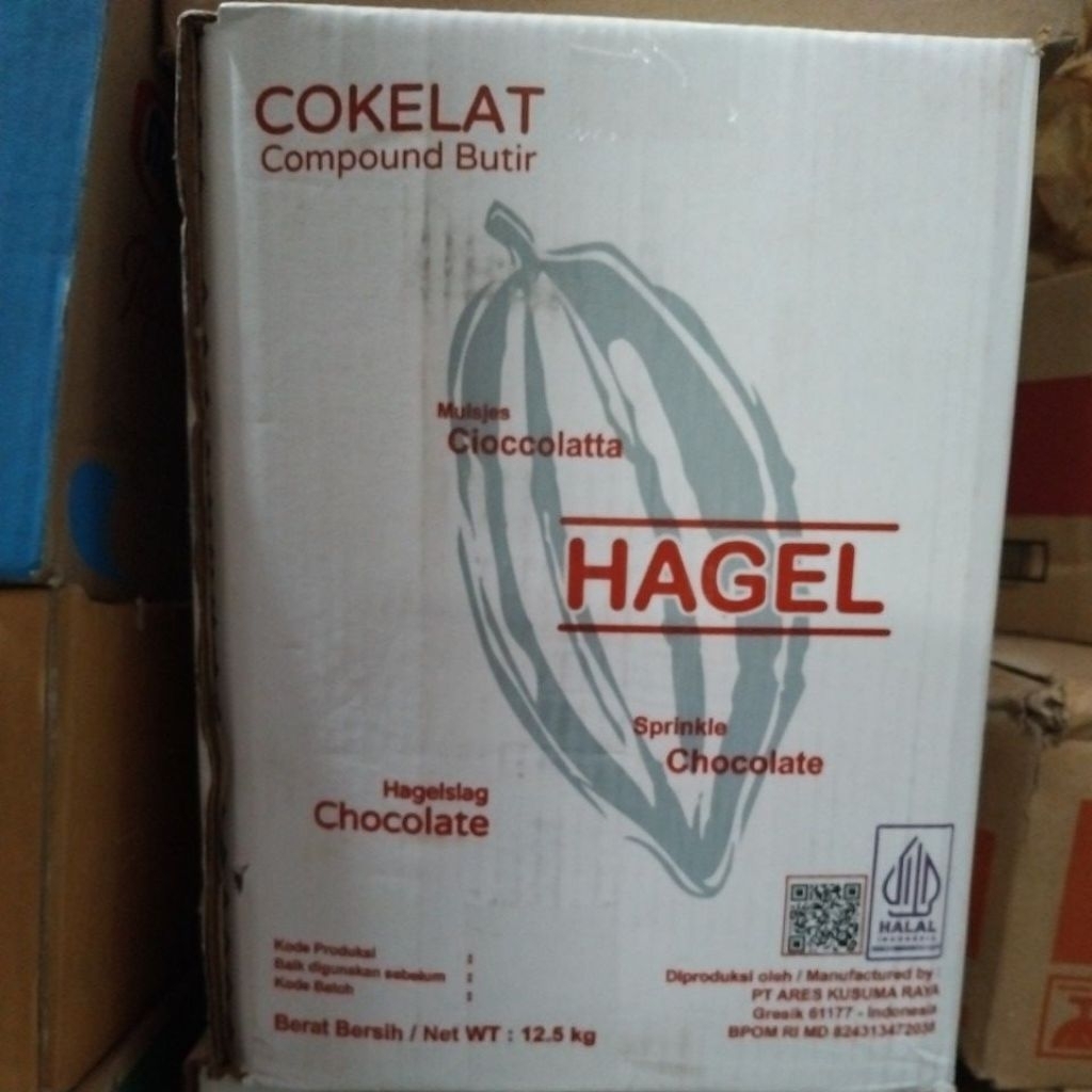 

Hagel meses coklat 1kg repack