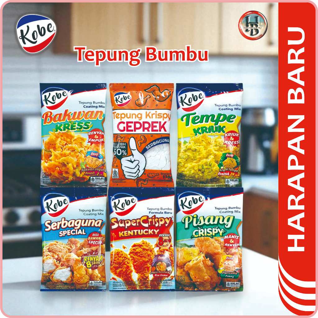 

Tepung Bumbu Kobe Serbaguna untuk Pisang Tempe Bakwan Ayam Kentucky - Kemasan 70 Gr
