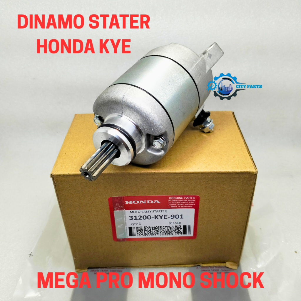 DINAMO STATER KYE HONDA AHM MOTOR MEGA PRO MONO SHOCK VERZA KUALITAS ORIGINAL DYNAMO STATER HONDA