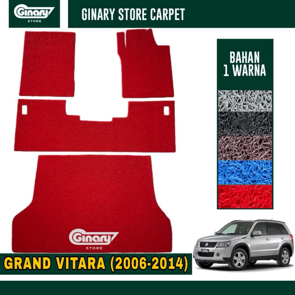Karpet Mobil Mie Suzuki GRAND VITARA 2006-2014 / Karpet Mie Mobil Suzuki GRAND VITARA 2006-2014