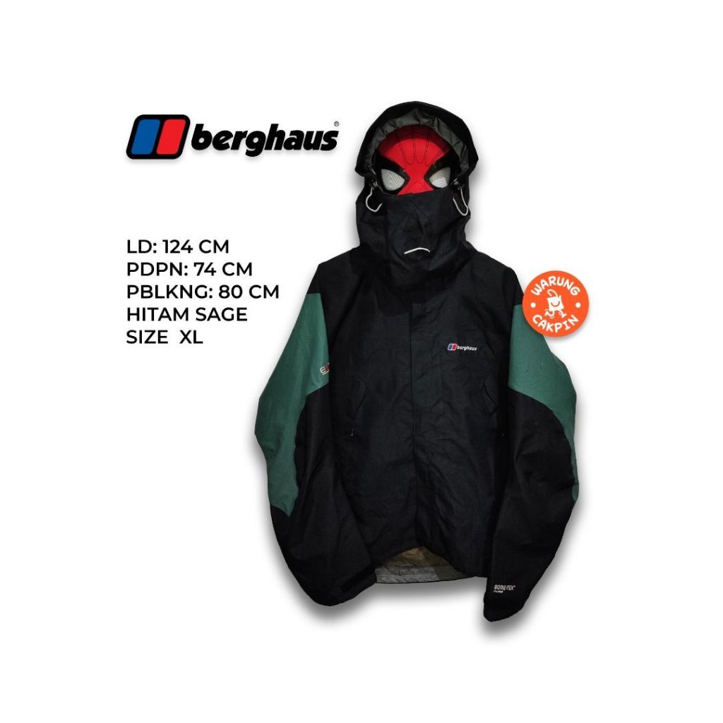 BERGHAUS GROPCORE GORETEX PRO SHELL BALTORO size XL