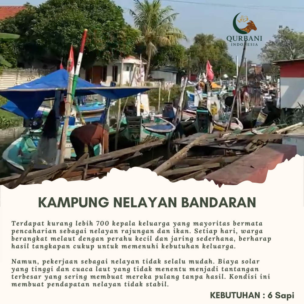 

Kampung Nelayan Membutuhkan Qurbanmu - Tebar Qurban 2026 Bersama Qurbani Indonesia