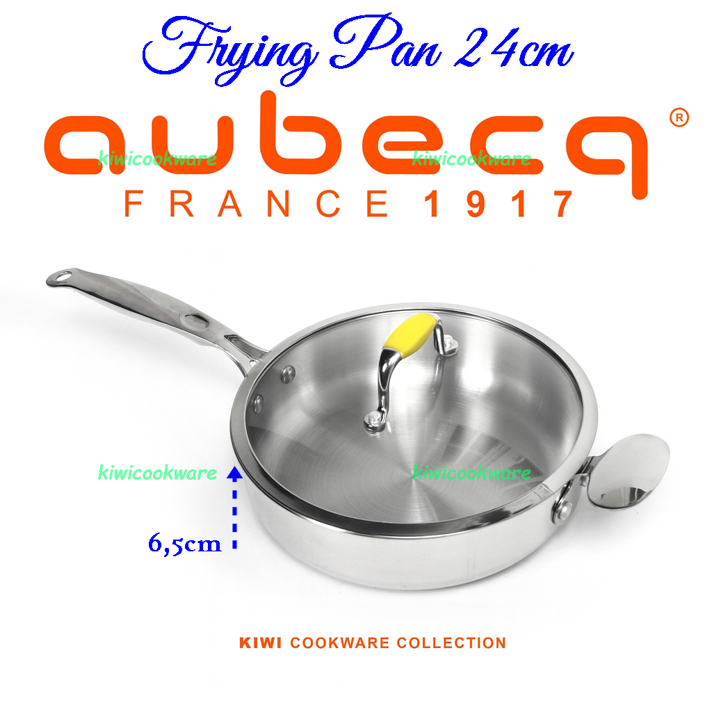 Frypan 24cm 26cm 28cm 30cm Wajan Penggorengan Frying Pan Stainless Steel Premium Tivoli Aubecq