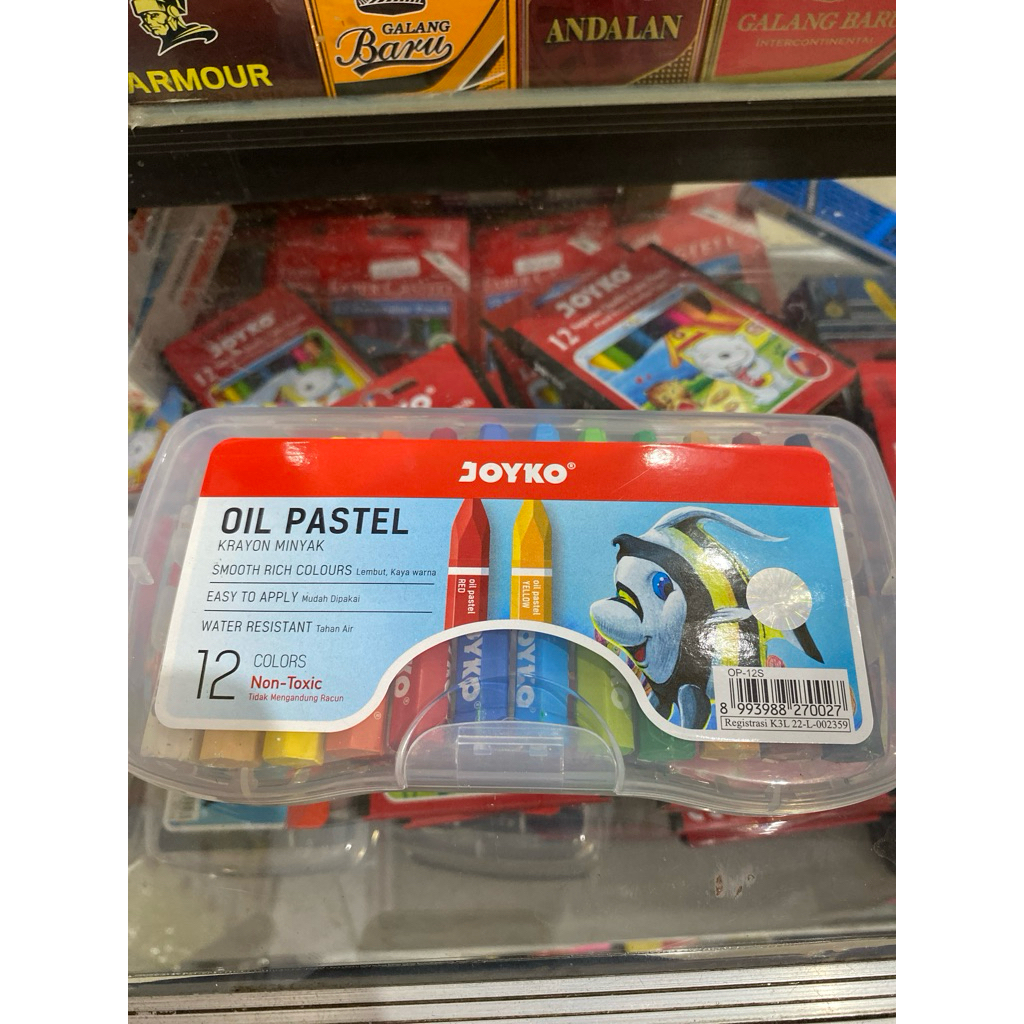 

Crayon Joyko Oil Pastel 12 Warna