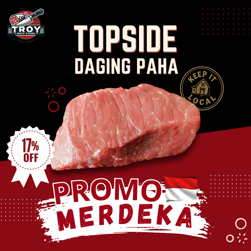 

Topside / Paha Daging Sapi 500 Gram