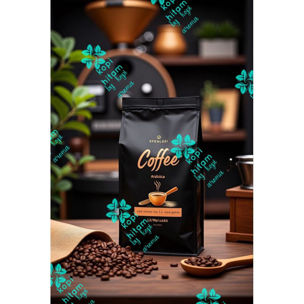 

bubuk kopi hitam kemasan 1kg