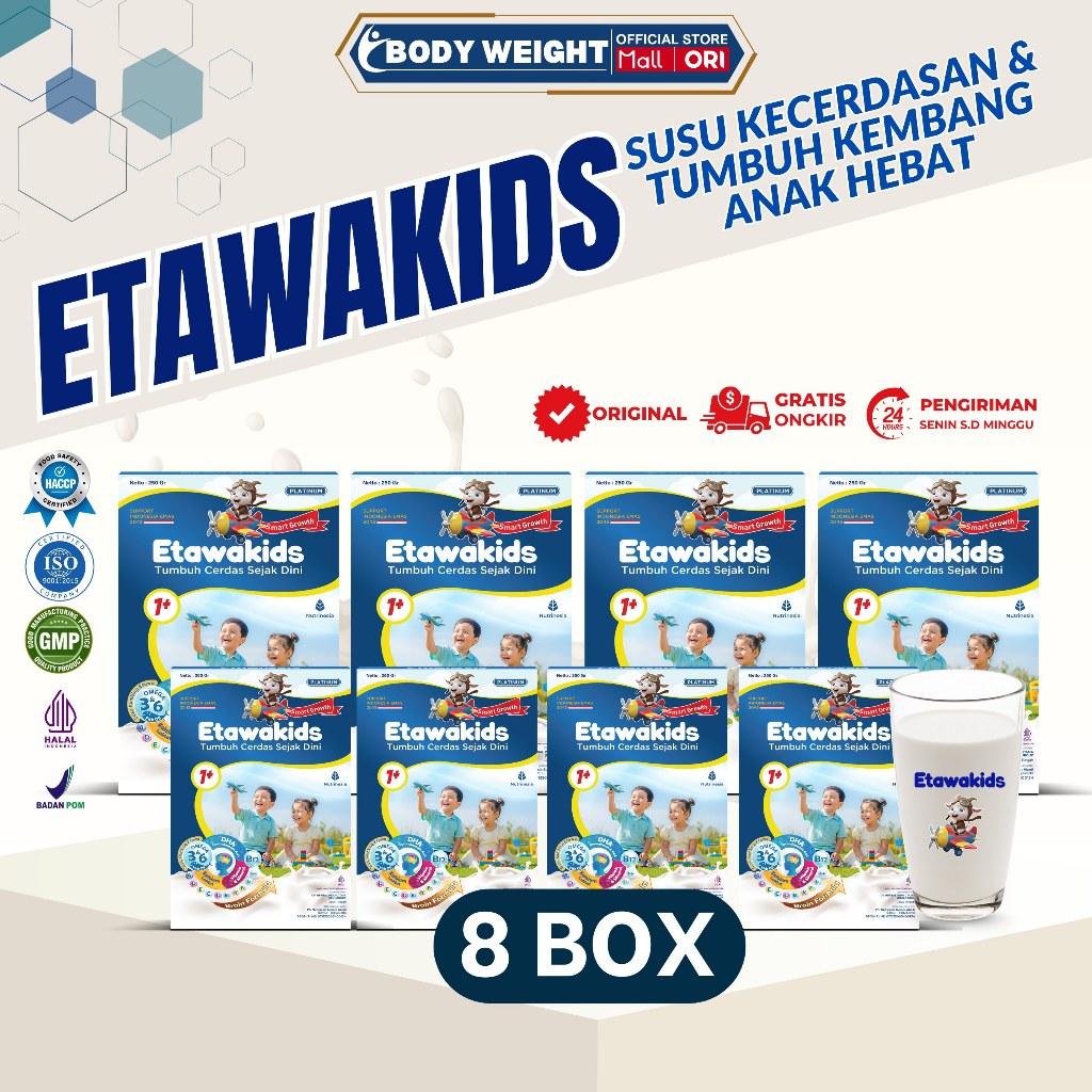 

Susu Anak Etawakids Platinum Susu Etawa dengan Mineral Lengkap 8 Box
