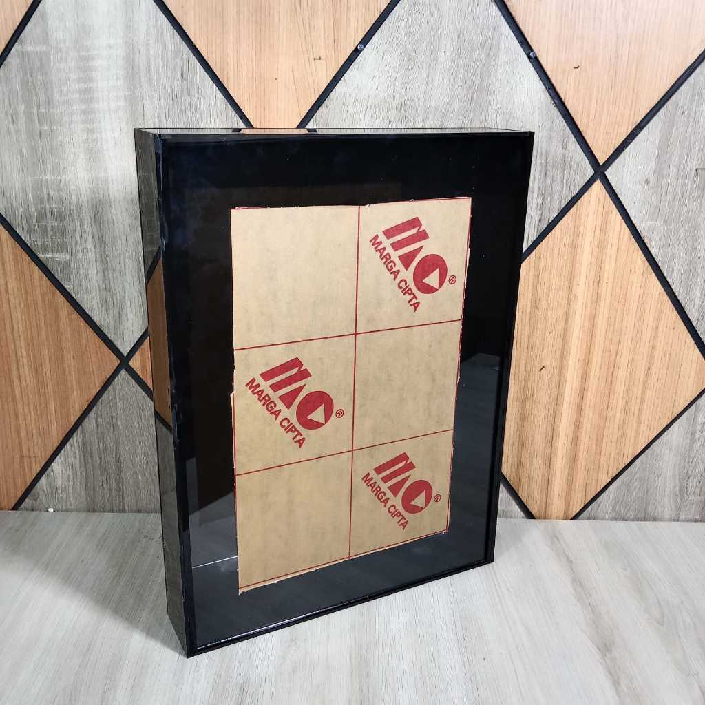 Frame Hitam Atau Putih Akrilik Mahar 20 x 30 cm / Mahar Akrilik Pernikahan