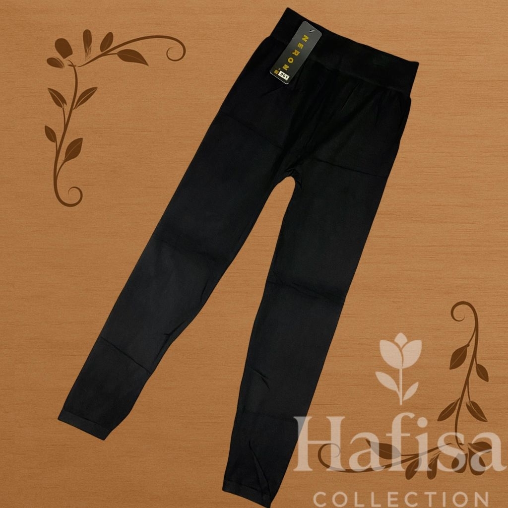 Celana Legging Neron | Legging Panjang Wanita High Waist Import Neron Elastis