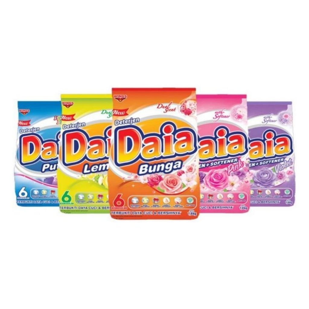 Daia Detergen | detergen bubuk | softergent daia | 245 gram