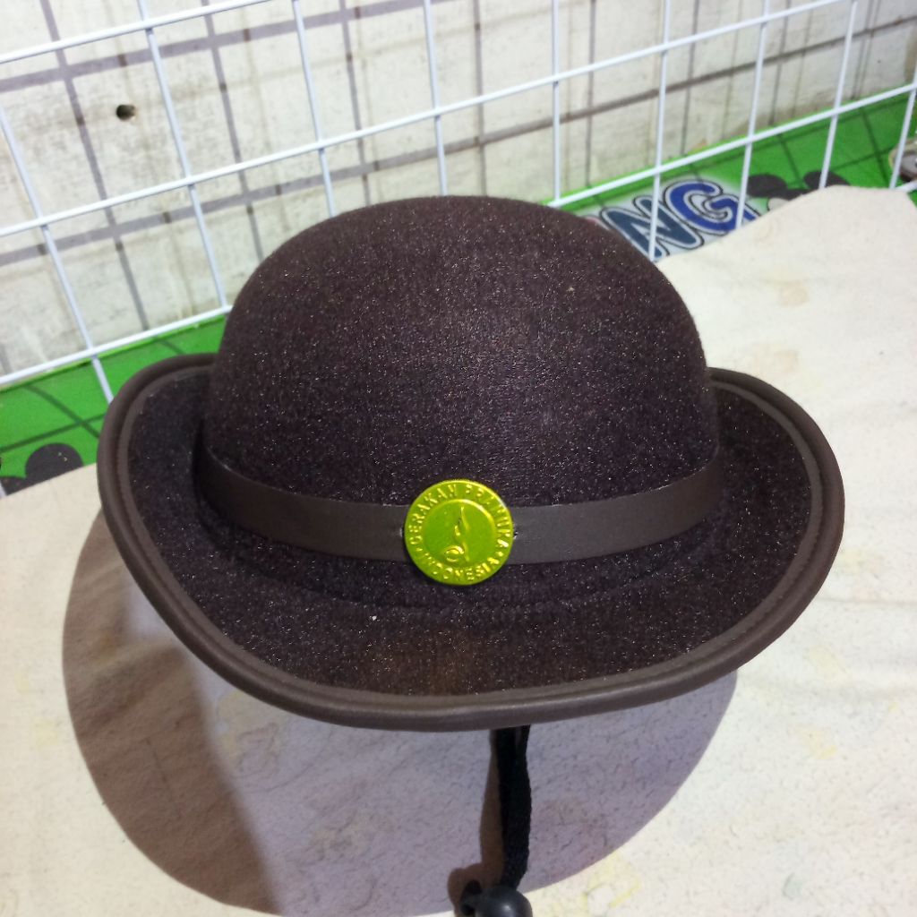 

10pcs topi boni pramuka bahan laken kualitas premium harga grosir