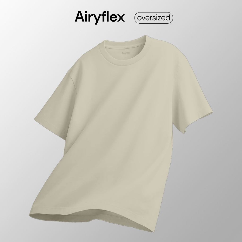 Fairgoods Kaos Polos Oversize Airflex Khaki