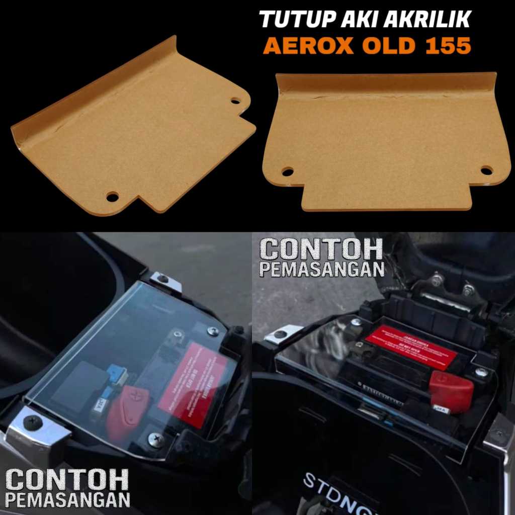 MIKA TUTUP AKI AKRILIK AEROX OLD 155  COVER TUTUP AKI AEROX 155 OLD BENING TRANSPARAN