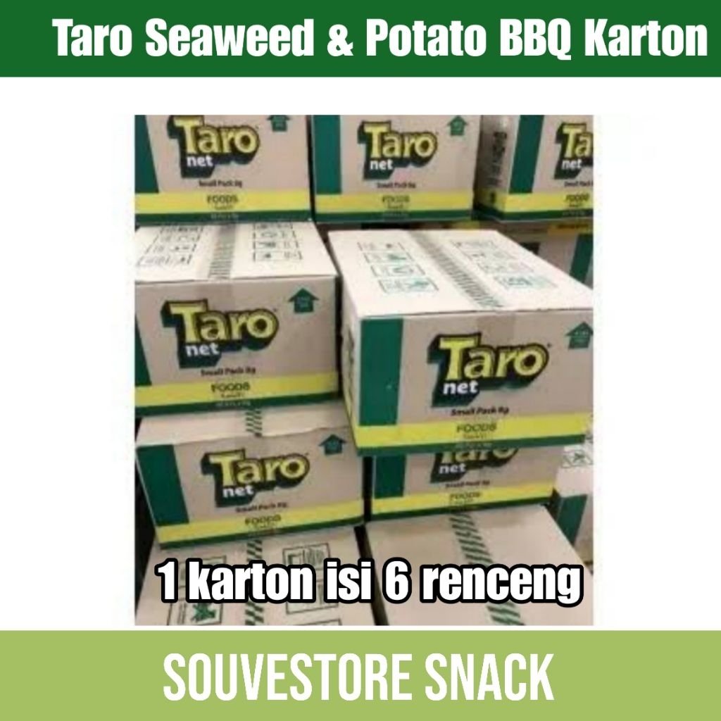 

TARO KARTON ISI 60 Seaweed dan Potato BBQ