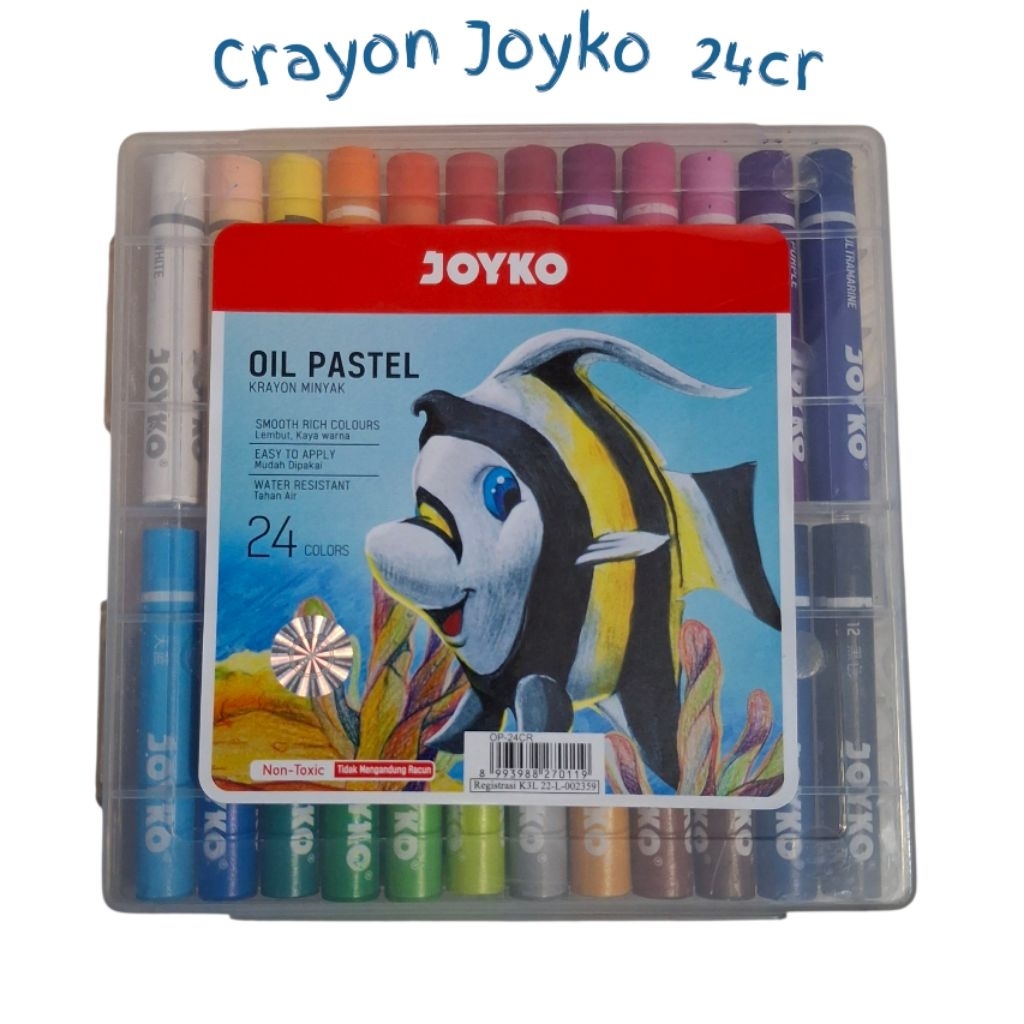 

Crayon/Oil Pastel/Krayon Minyak Joyko OP24CR