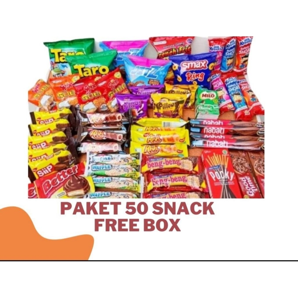 

Paket Snack A Jajan Anak Hadiah Hampers Jajan Set