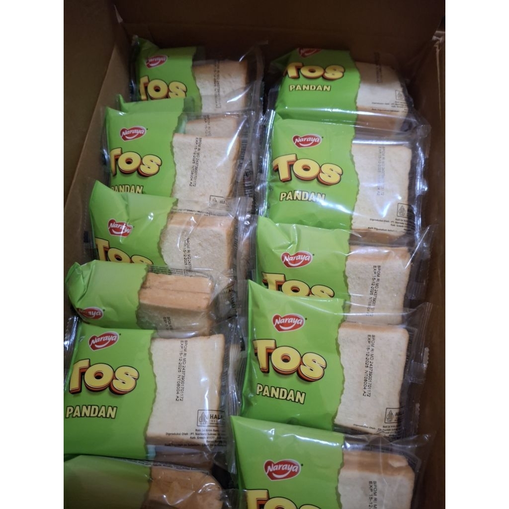 

NARAYA TOS ROTI SANDWICH isi krim 60GR