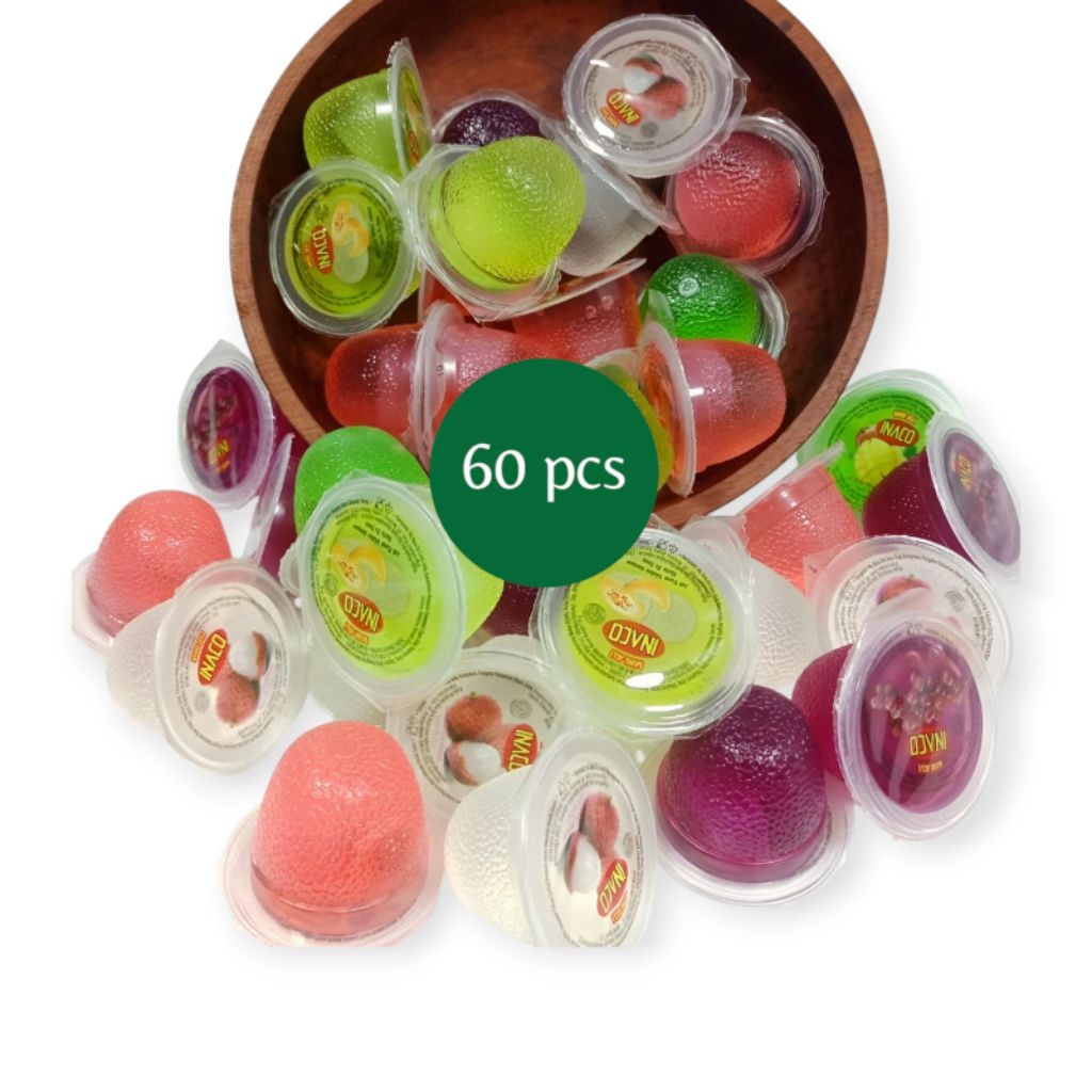 

inaco jelly fruits isi 60 pcs curah halal