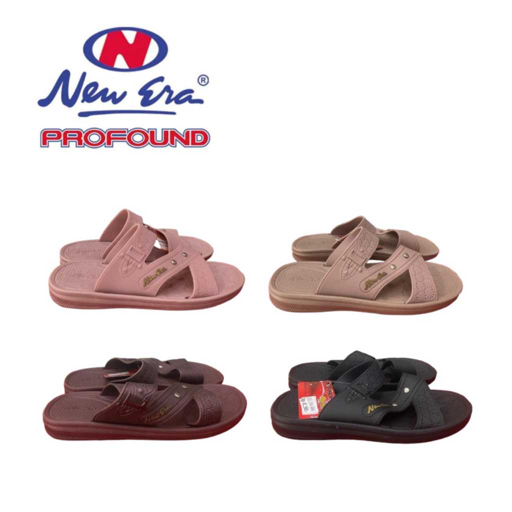 SANDAL SLOP KARET WANITA NEW ERA LB - E 11016  ORIGINAL