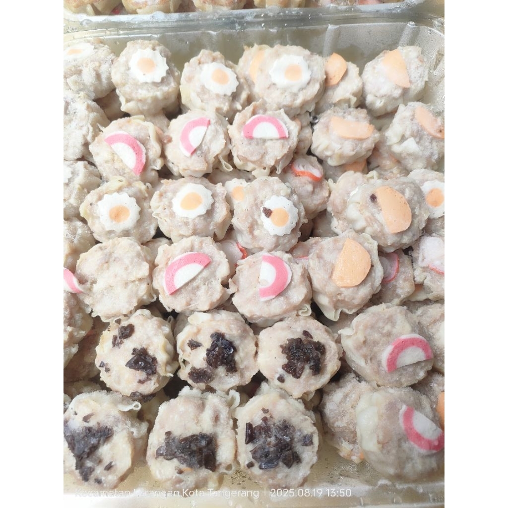

Dimsum Ukuran Medium/sedang Berat 25-27 gram