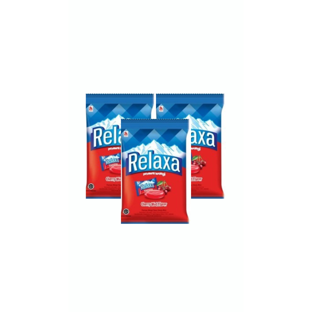 

(3 Bag) Permen Relaxa CHERRY per bag isi 50 pcs