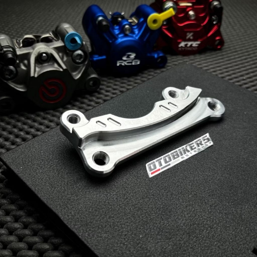 bracket breket kaliper belakang nmax 2P old new brembo ktc 2 piston axial posisi atas