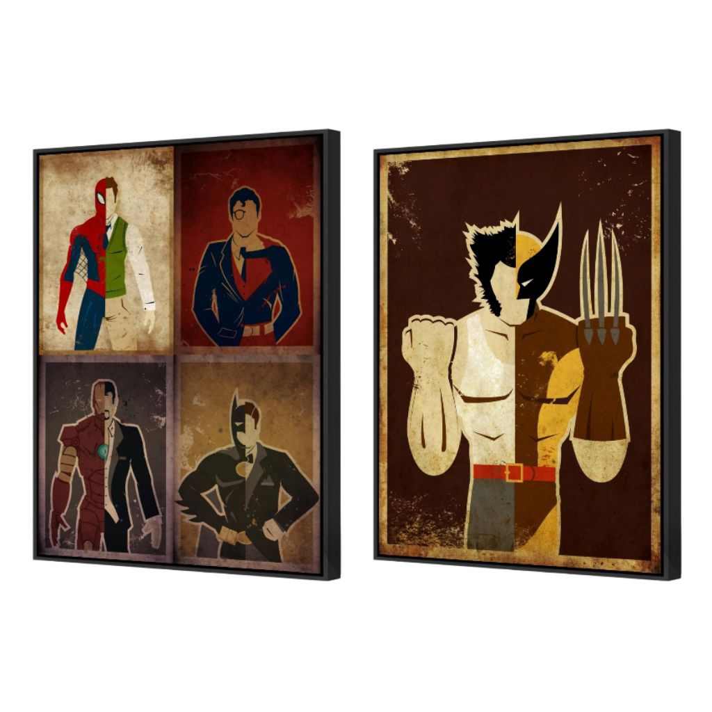 Hiasan Dinding Kamar Cowok Poster Superhero