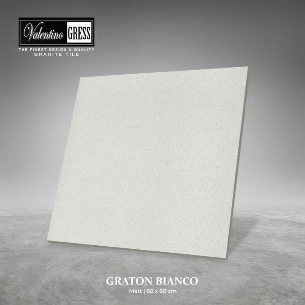 Granit Valentino Gress 60x60 Graton Bianco | Matt