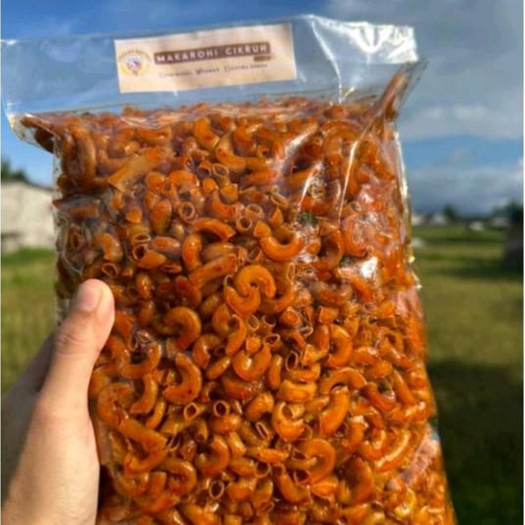 

Makaroni Cikruh extra pedas daun jeruk Kencur 1 KG