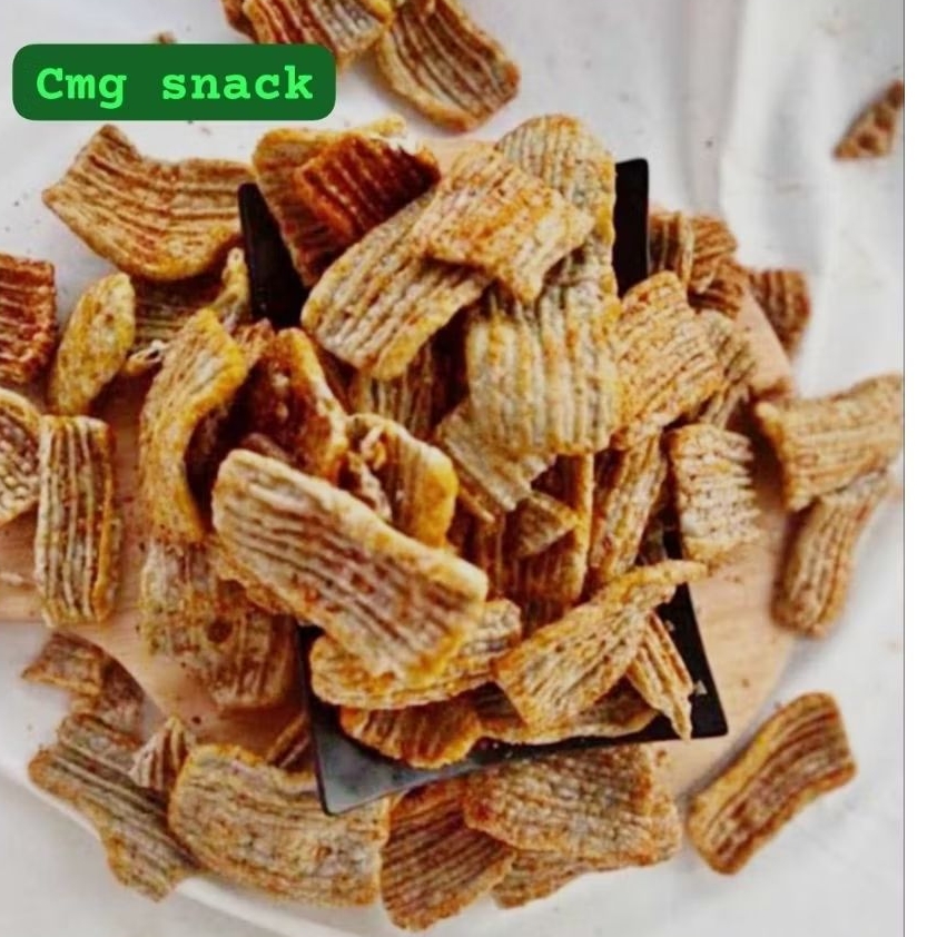

Krupuk Seblak Jengkol Pedas,Gurih,Renyah,Enak Cmg Snack Mantap