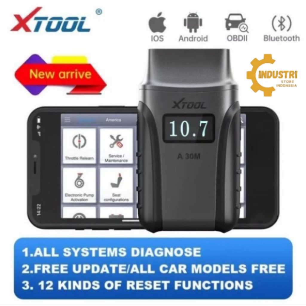 XTOOL Anyscan A30M Full System Diagnostic OBD2 Tools Work with IOSA